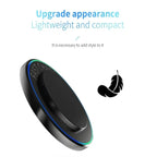 Portable Mini Desktop Wireless Charger Stand Pad For iPhone 17 16 15 14 13 12 Pro Max Samsung S25 Xiaomi Fast Charging Station