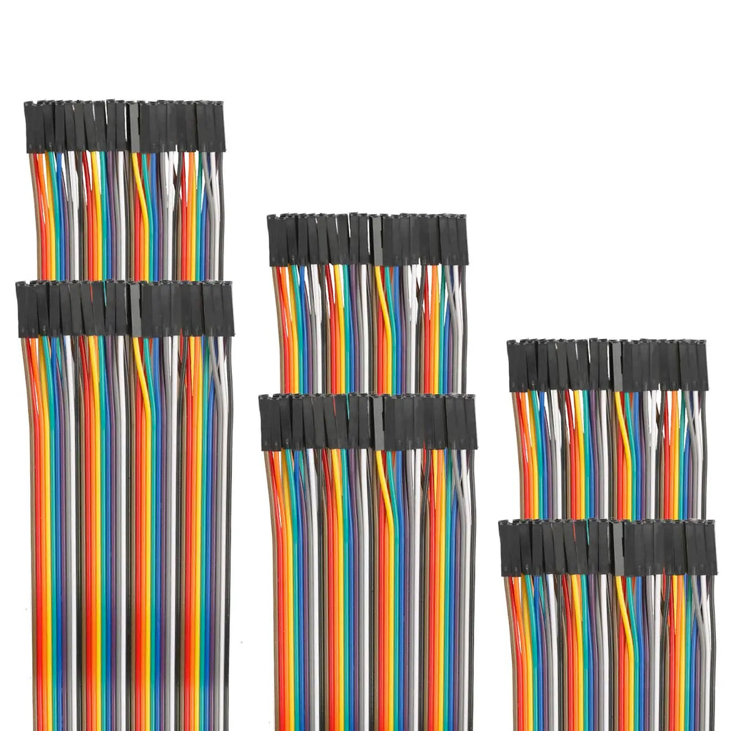 Dupont Line 40pin Male to Female, 40pin Male to Male, 40pin Female to Female Jumper Wire Dupont Cable for Arduino DIY Kit