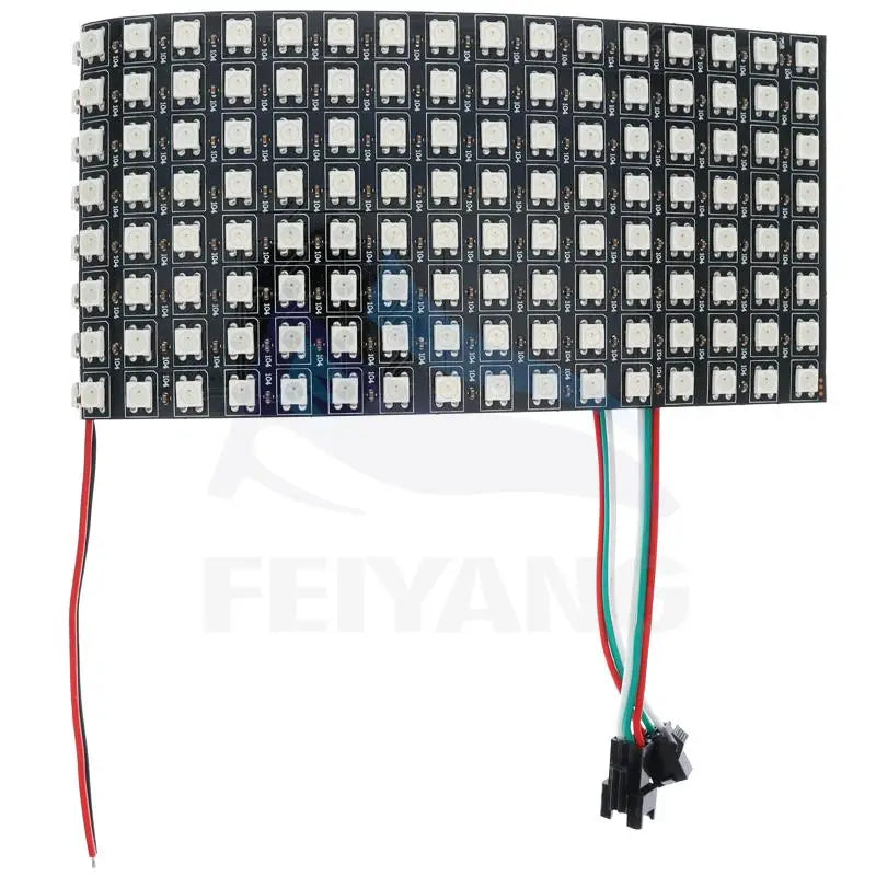 WS2812B RGB LED Digital Flexible Individually Addressable Panel Light WS2812 8x8 16x16 8x32 Module Matrix Screen DC5V 5050 RGB