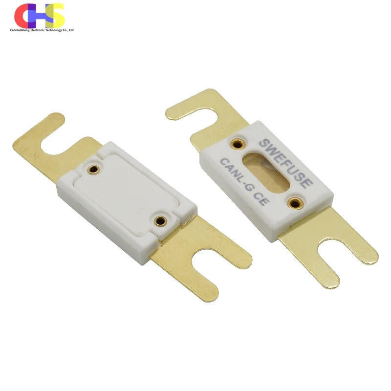 (1-5PCS) Ceramics ANL Bolt-down Fuse 30A 50A 60A 80A 100A 125A 150A 200A 300A 500A 600A For High-Current DC Circuit Protection