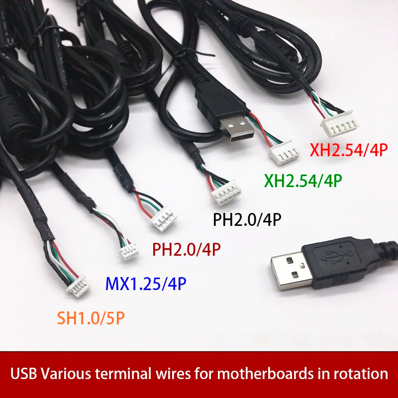 usb touch screen camera terminal cable xh2.54/ph2.0/mx1.25/sh1.0 motherboard usb connection cable