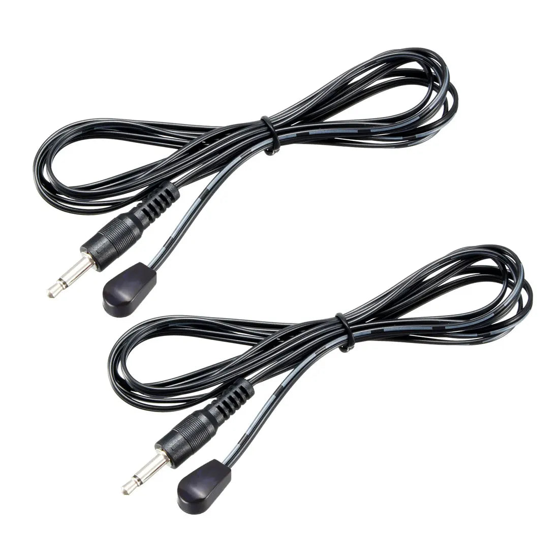 Uxcell 2pcs IR Infrared Emitter Extension Cable 4.9ft Long 45 Degree Emission Angle 3.5mm Jack Single Red Head