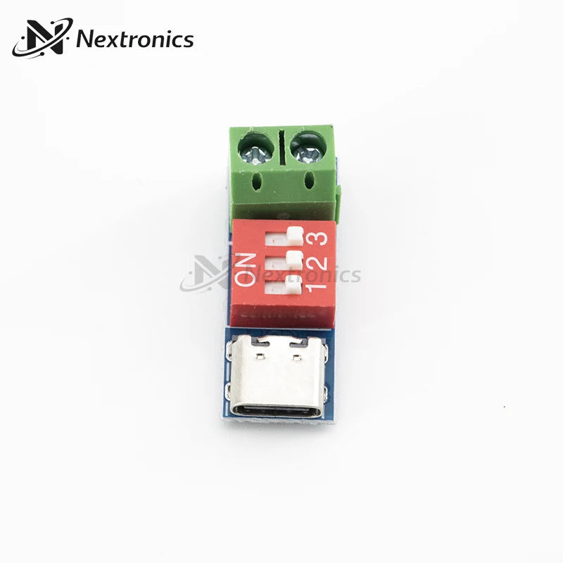 1/3/5/10/20PCS Type-C PD QC Trigger Module 5V 9V 12V 15V 20V Adjustable Fast Charging Decoy Module 100W