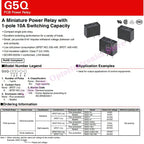5PCS/lot Relay G5Q DC5V 12V 24V G5Q-14-5V G5Q-14-12V G5Q-14-24V 10A 5PIN Alternative G5Q-1A4-12V 4PIN 100% Original New G5Q-1-EU