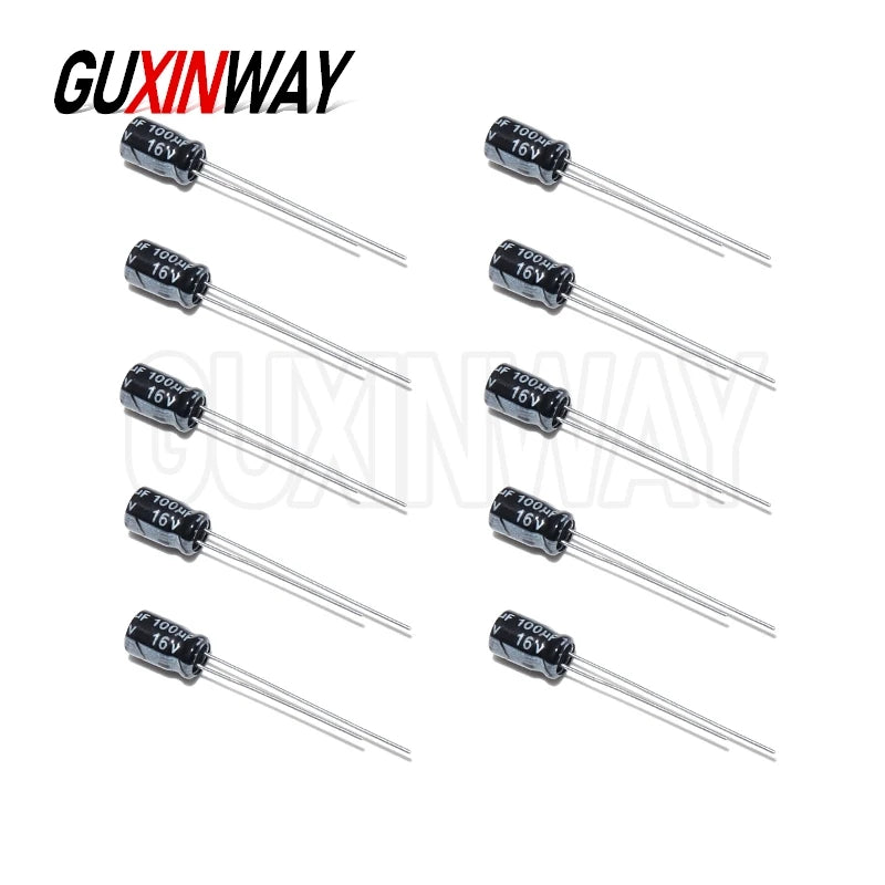 120pcs 1Set 12 Values 0.22UF-470UF 16V 50V Aluminum Electrolytic Capacitor Assortment Kit Set Pack