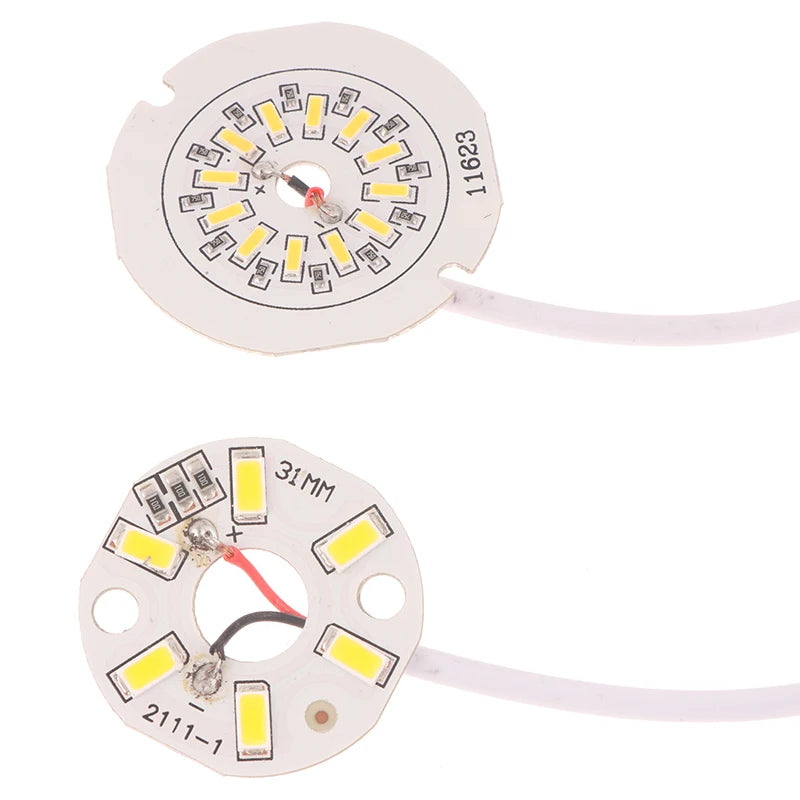1Pc 1.5M Line Length DC5V LED Chips SMD5730 LED Lamp 31/38/48/50mm USB 3W Light Board Warm White Light With ON/OFF Switch Cable