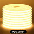 High Bright 220V 230V COB LED Milky Neon Strip Lights 288LEDs/M 3000K 4500K 6000K Waterproof Super Flexible Ribbon Tape 1-100M
