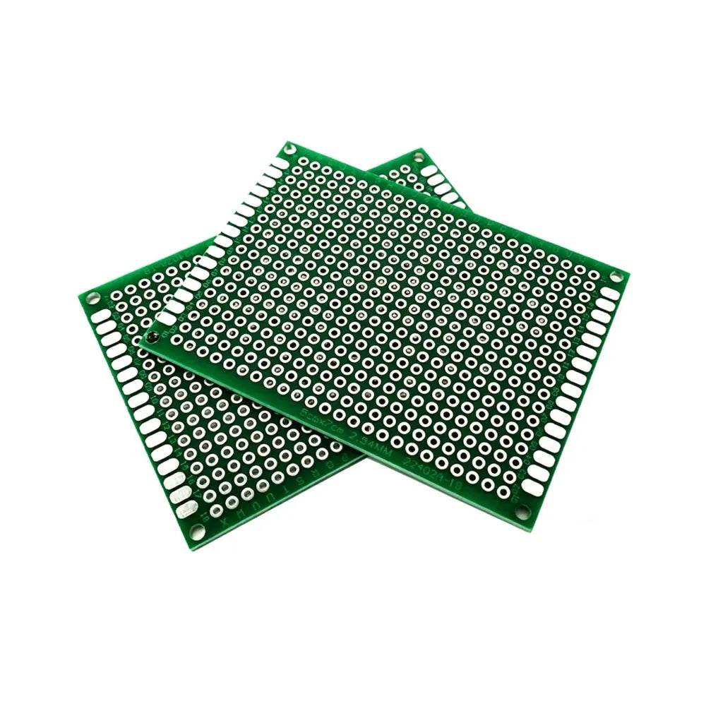 2x8cm 3x7cm 4x6cm 5x7cm 6x8cm 7x9 8x12 9x15cm 10*15CM Green PCB Dual Panel Board DIY Universal Prototype Board Protoboard Kit