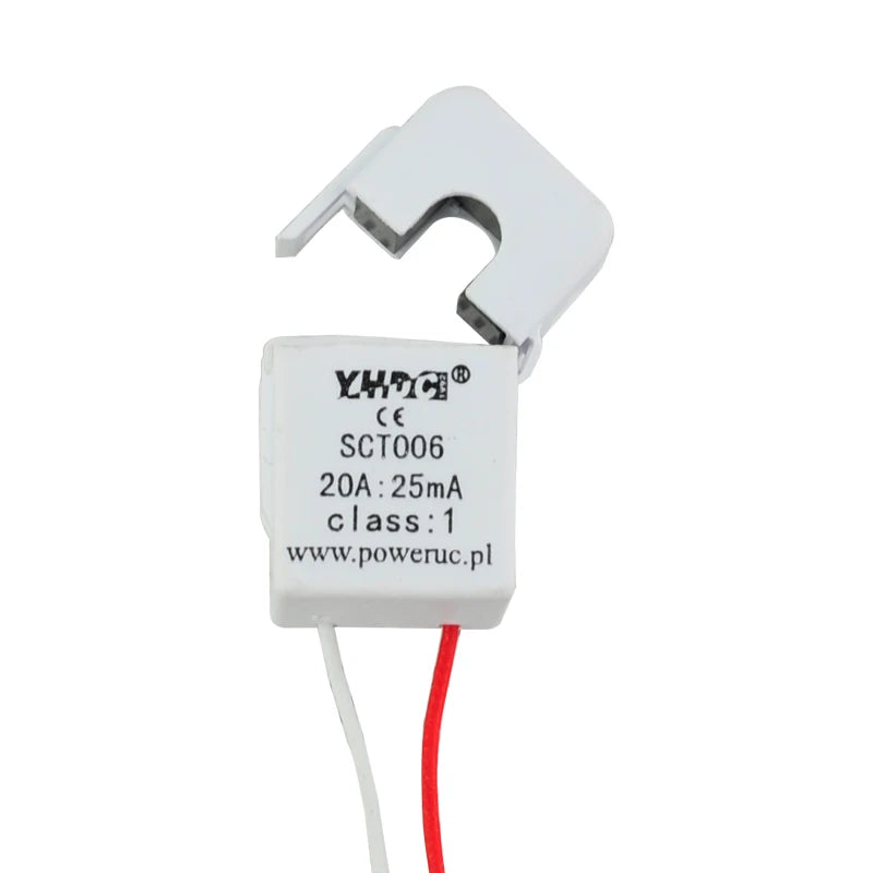 YHDC Split Core Current Transformer SCT006 Rated Input 1A/5A/10A/20A Output 1mA/2.5mA/5mA/10mA/20mA/25mA Accuracy 1%/0.5%