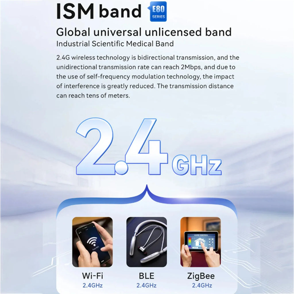 2X EBYTE LR1121 Lora Spread Spectrum Module Dual-Band 433Mhz 2.4G SMD TCXO E80-400M2213S SPI RF Module