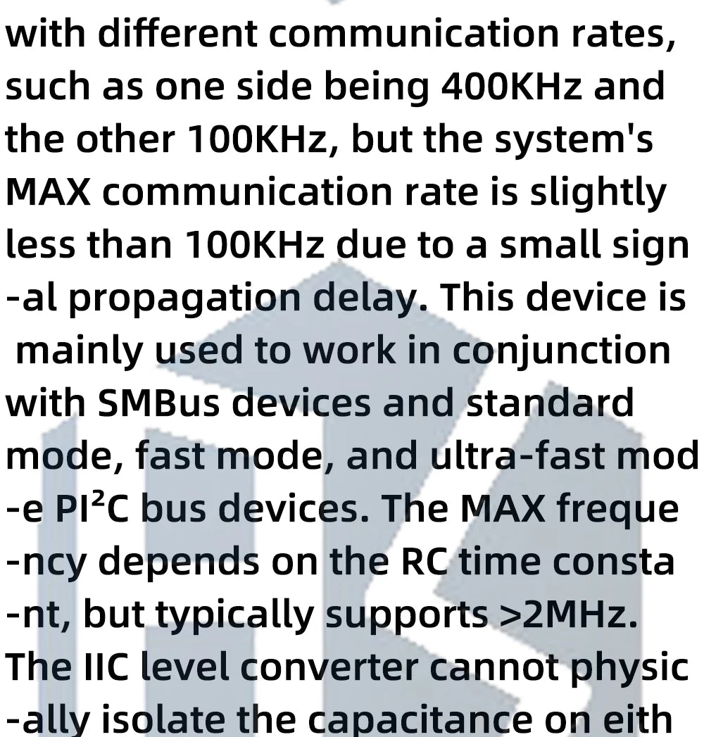PCA9306 I2C/IIC Level Shifter - 2-Bit Bidirectional SMBus Translator, High Stability, Compatible for Arduino