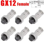 5pcs GX12 GX16 GX20 2 3 4 5 6 7 8 9 10 12 14 15 Pin Docking Aviation Plug Socket Circular Connector