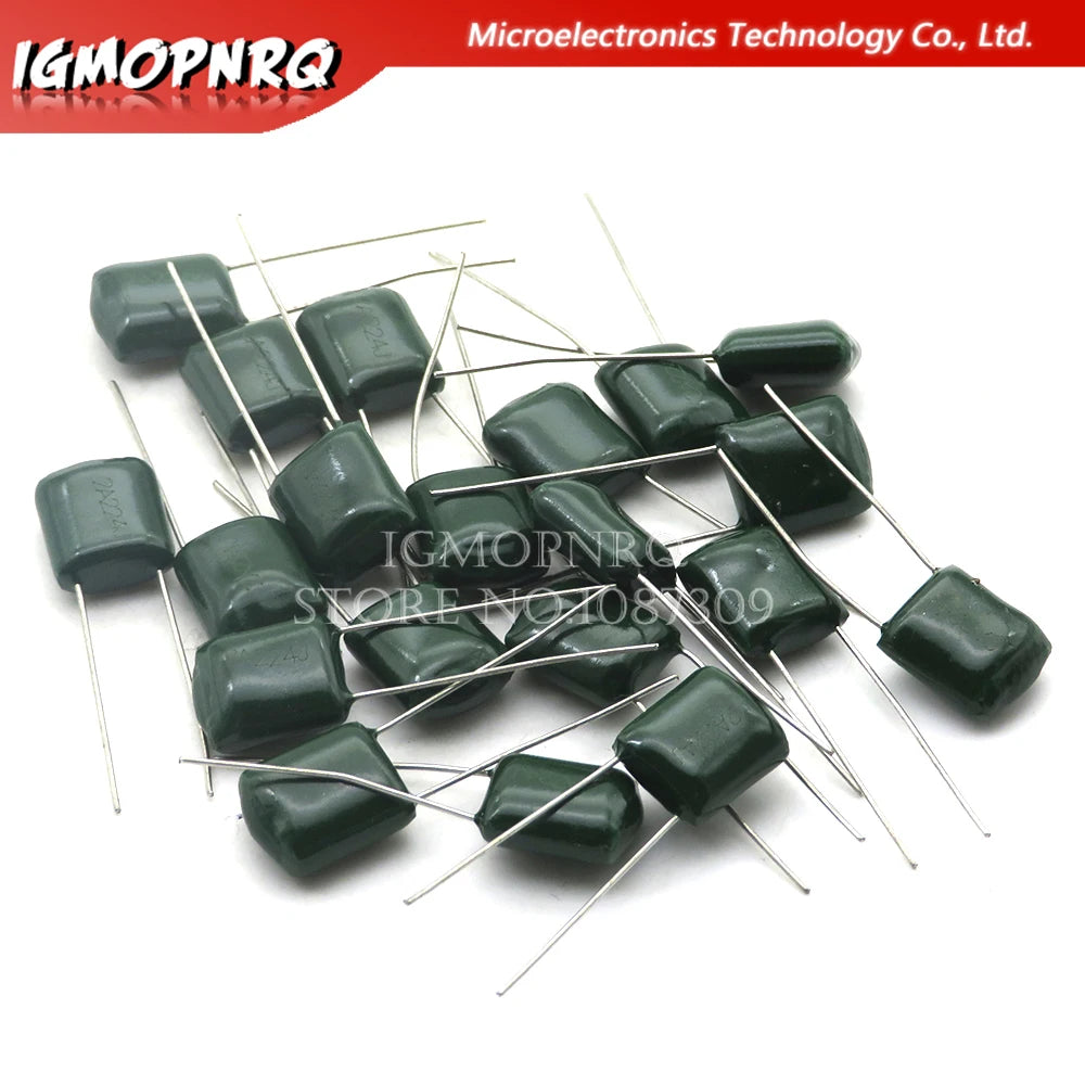 Polyester film capacitor 100V 1nF 1.5nF 2.2nF 100nF 2A471J 2A102J 2A222J 2A392J 2A332J 2A472J 2A103J 2A473J 2A104J 10NF 220NF