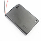 1X 2X 3X 4X AA Power Battery Storage Case Holder Socket DIY UM3 1.5V Dual AA LR6 Container Wt Lead Cables Switch Cover Optional