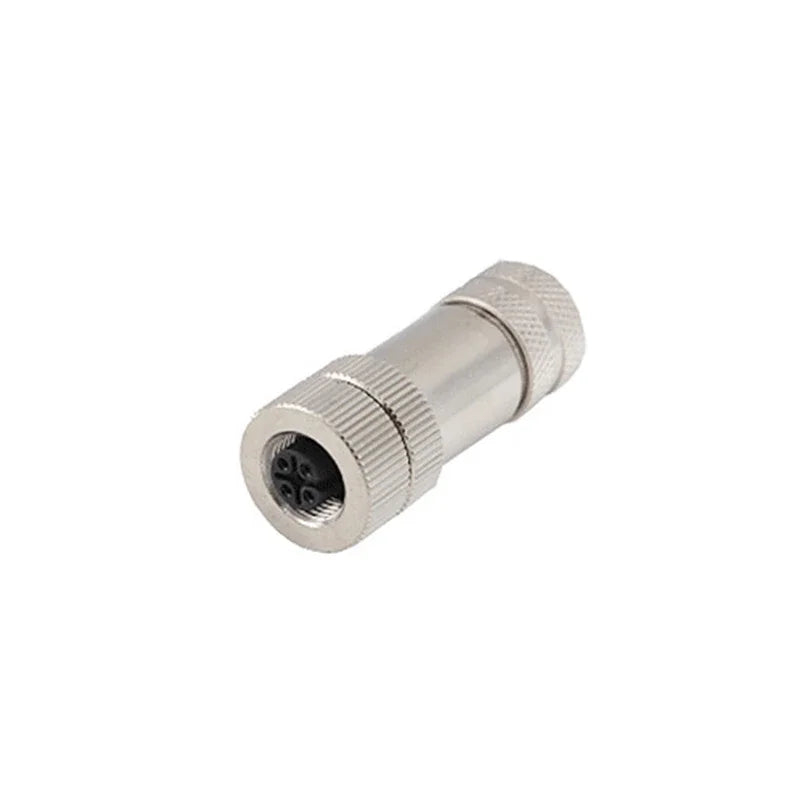 5/10/20 Pcs M12 4/5/6/8/12/17 Pin Shielded Sensor Connector Male Female Metal Assembly Aviation Plug