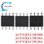 ACS712 ACS712ELCTR-05B 5A ACS712ELCTR-20A 20A ACS712ELCTR-30A 30A SOP-8 ACS712T ACS712-20A SOP8 Current Sensor Voltage Isolation