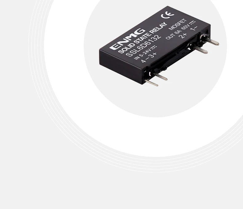 ENMG SSL2D Compact SSR Slim Solid State Relay SSL6D6124 DC 24V SSL2A2024 Opto - Isolated Replacement for Electromagnetic Relays.