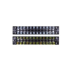 10PCS Dual Row Strip Screw Terminal Block Fixed Wiring Board Wire Connector TB-1503/TB-1506 15A TB-2503/TB2506 600V 15A