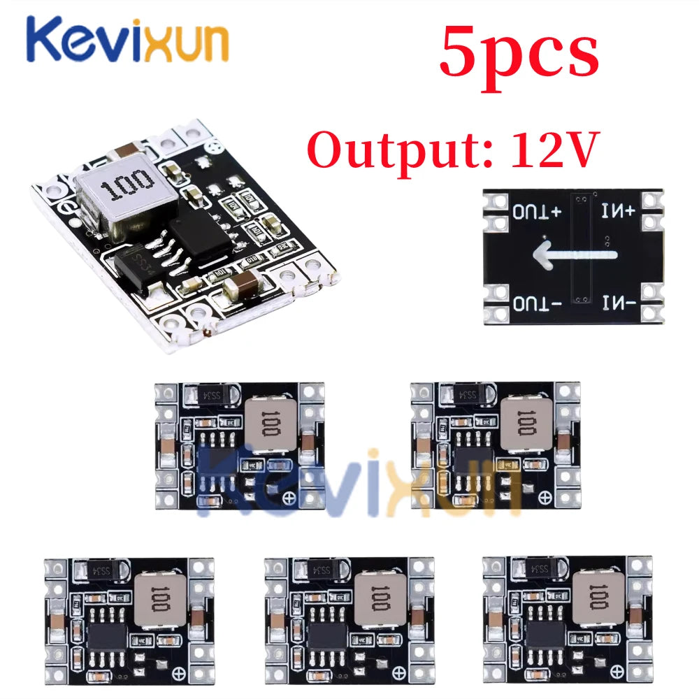 1-10pcs/3.3V 5V 9V 12V power module Adjustable MP1584EN DC DC 3A power step-down descending output module  LM2596