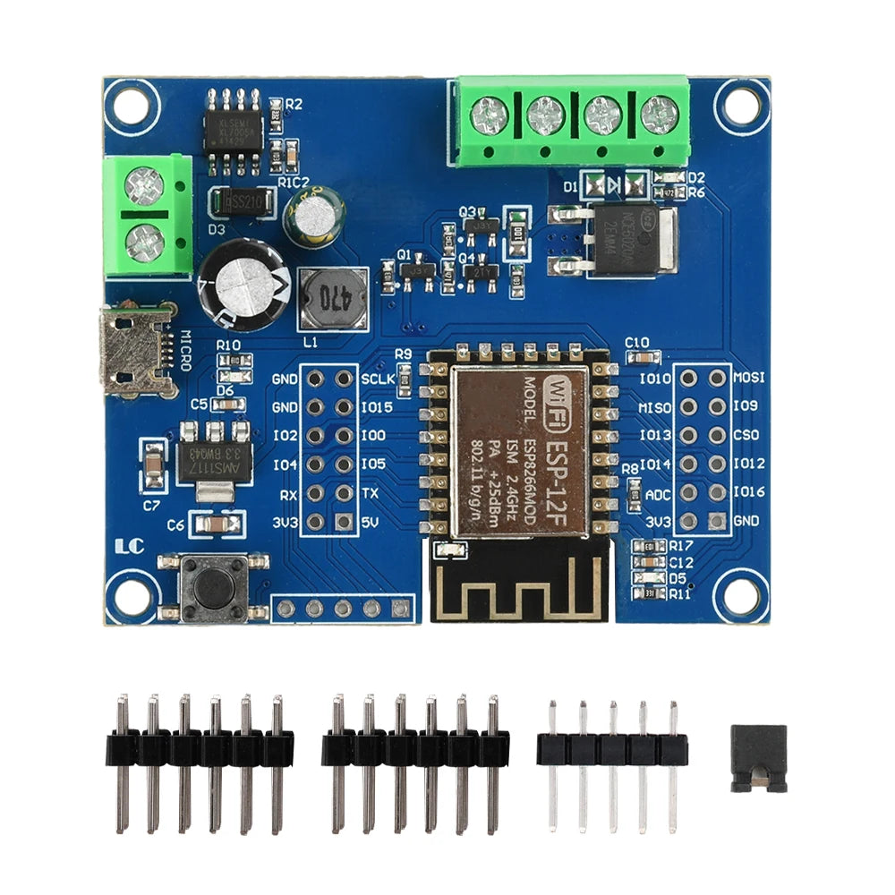 DC 5-80V ESP8266 WIFI Single Relay MOS Switch Control Module ESP-12F Development Board with Micro USB Interface
