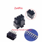 10Sets Micro-Fit 3.0 MM Receptacle Housing Dual Row 2 4 6 8 10 12 14 16 18 20 24 Circuits + Right Angle Header + Crimp Terminal