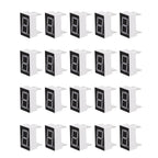 20Pcs Common Digit Tube Red LED 7 Segment 10-Pin 0.5 Inch Reliable Stable Display Module for Electronics