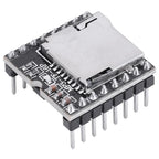 DFPlayer Mini MP3 Player Module TF Card U Disk Mini MP3 DF Player Audio Voice Module IO/Serial Port/AD MP3-TF-16P for Arduino