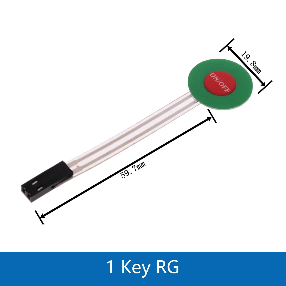 1 2 3 4 5 6 7 8 Key Button Membrane Switch Matrix Array Keyboard Keypad Control Panel Pad DIY Kit For Arduino Smart Car