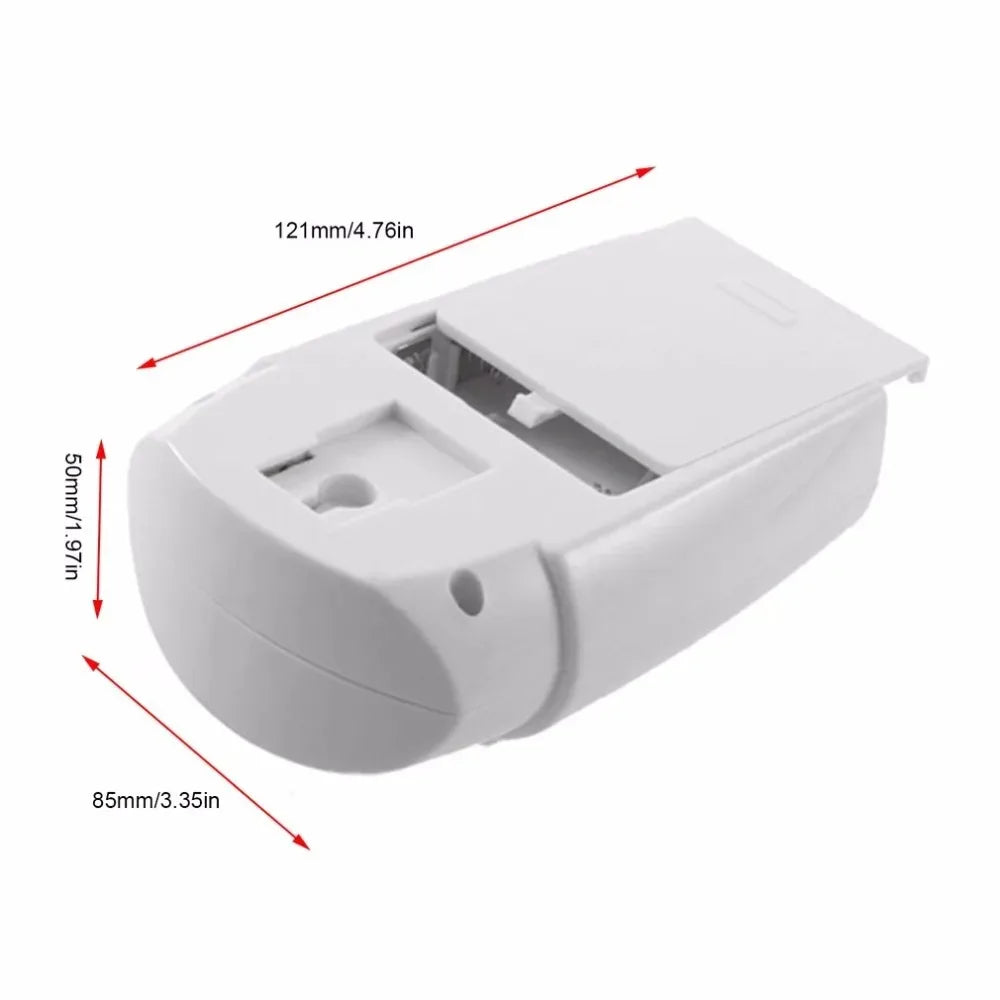 Wireless Garage Security Alarm Dual Remote Control Infrared Motion Sensor Detector for Home Burglar Alert Outdoor Shed