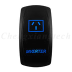 12V 20A Blue Led Car Boat Laser Rocker Switch ON OFF, (ON) OFF, ON OFF ON, (ON) OFF ON, (ON) OFF (ON) Waterproof