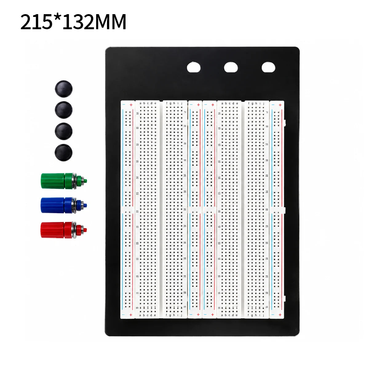 MB102 Breadboard Power Supply Module + MB-102 830/400 Points Solderless Breadboard Kit with 65 Flexible Jumper Wires 3.3V/5V