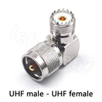 1/2/4/10pcs RF connector UHF-JKW UHF N-S male and female UHF/N-KJ M female elbow 90 degree SL16/SO239 right angle RF adapter L