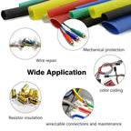 127/164/328/560Pcs Heat Shrink Tubing Kit or only EU US 110V 220V  Hot Air Gun or Heat Gun with 2:1 Heat Shrink Tubes