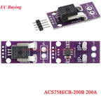10Pcs/1pc ACS712 ACS758 Hall Current Sensor Module Detector 5A 20A 30A 50A 100A 150A 200A Range Detection Board For Arduino DIY