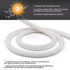 USB WS2812B WS2811 Round Reticulate Neon LED Strip DC 5V 360 Degree Addressable Bluetooth RGBIC Flexible Silicone Tape IP67 Rope