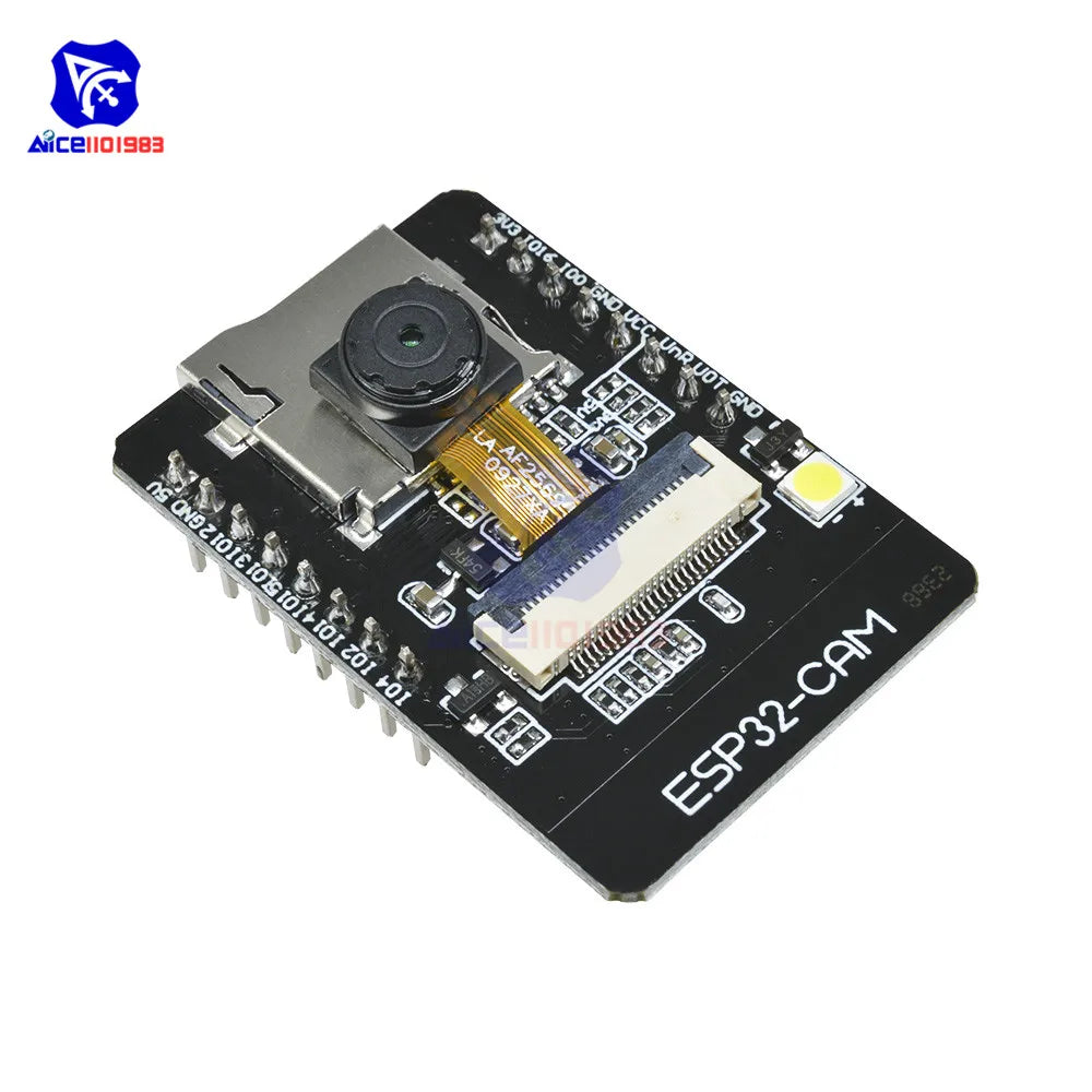 Diymore ESP32-CAM-MB CH340G USB Serial ESP32-S Wireless WiFi Bluetooth OV2640 2MP Camera Support Photo/Video Antenna for Arduino