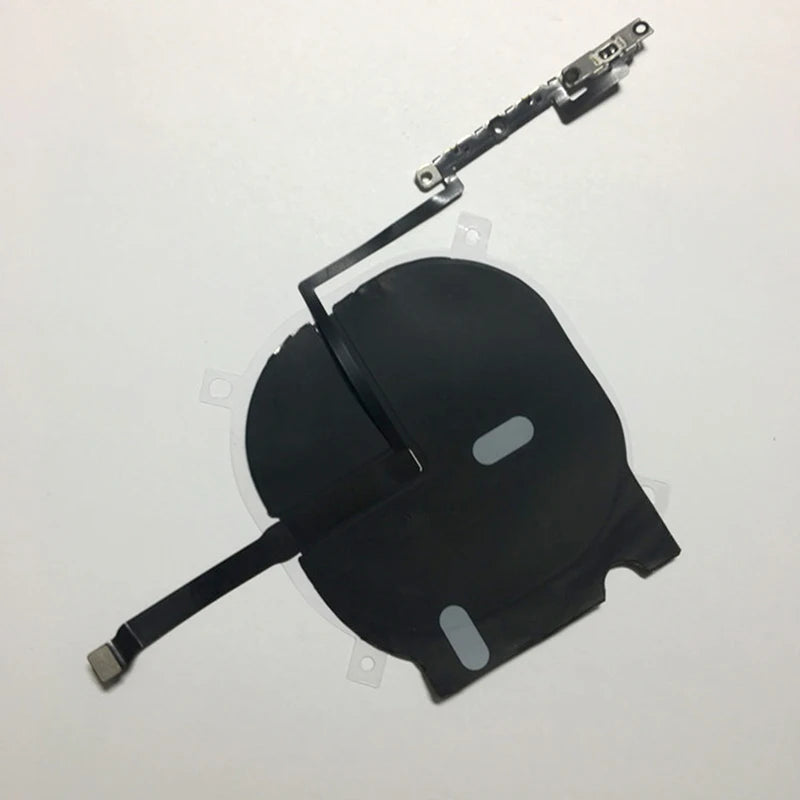 Replacement Wireless Charging Coil NFC Antenna & Volume Flex Cable Compatible with iPhone 8/8P/X/XS/XR/11/12 Mini/Pro Max/SE2