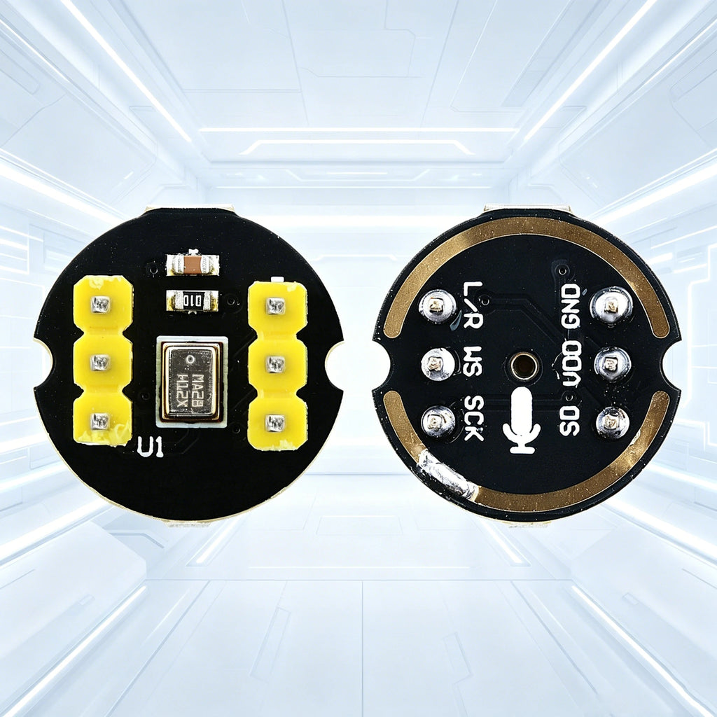 INMP441 Microphone Module I2S Interface MEMS Microphone High Precision Low Power Consumption 6PIN Compatible with ESP32