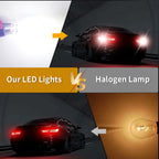 2 Pcs LED Bulbs 12V/24V 5730 Chips T10 W5W WY5W Two Tone Strobe Lights For Car/Truck Parking Drive Wedge Reading Brake Light