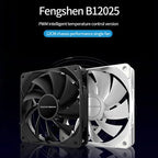 TEUCER PC Computer Case Fan PWM 4 Pin 120mm Silent 12CM Fan CPU Cooler Cooling Fan Cooling Radiator Fan 12V Adjust Fan Speed