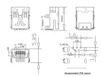 10Pieces 9Types Mini USB Connector B Type USB 2.0 Jack 5pin SMT DIP PCB Board Sink 1.7 USB Socket Female Jack 2.0