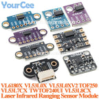 5pcs/1pc Laser Ranging Sensor Module VL6180X VL53L0X VL53L8CX VL53L7CX VL53L3CX TOF250 TWTOF240UI TOF050F TOF400 Distance Sensor