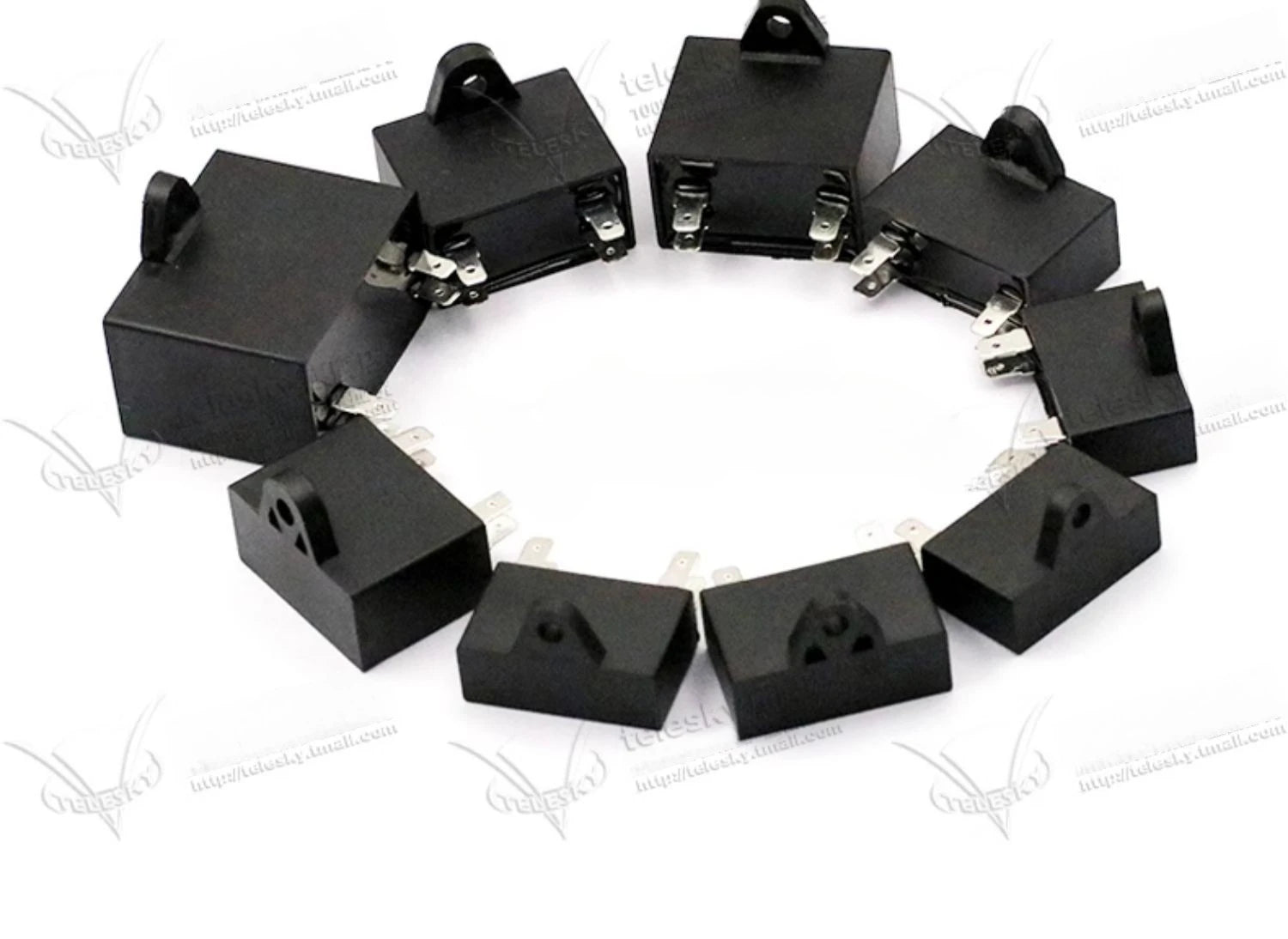 CBB61 Fan Air Conditioner Starting Capacitor 450V 1/1.2/1.5/2/2.5/3/3.5/4/4.5/5/6/7/8/10/12UF Ceiling Fan Hood Motor Capacitor