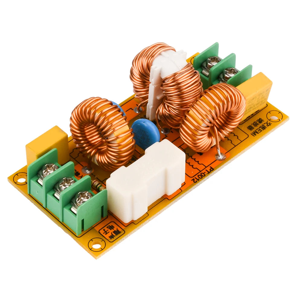 Power Supply Filter EMI High Frequency Filter EMI Power Filter AC110-220V 2A 4A 10A 20A Filtering Board