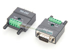 2 In 1 RS232 to RS485/TTL Serial Converter DB9 Male to 5Pin Screw Terminal Block RS232 to 3.3V/5V Interface Signal Adapter