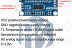 TDS Sensor Module Dissolved Solids Analog Signal Soluble Solid Water Quality Detection DS18B20 Temperature for Arduino 51/STM32
