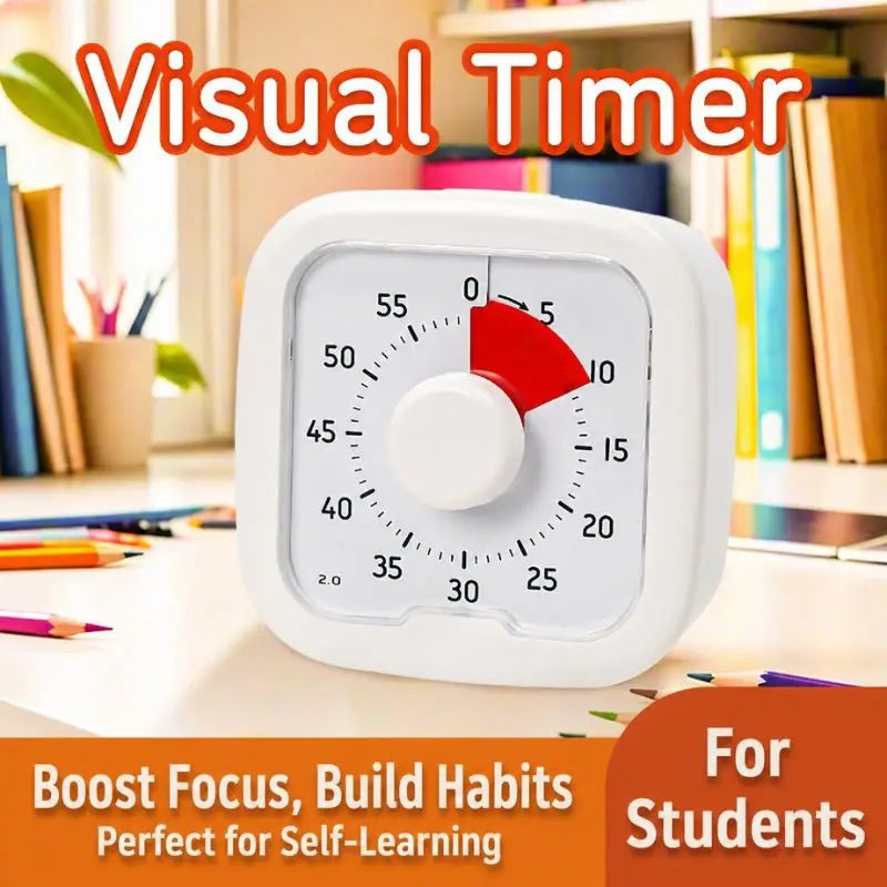 Timer Alarm Clock Visual Countdown Timer Kids Self Discipline Gadget Special Time Manager for Student Time Planning Reminder
