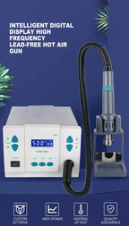 861DW Original 1000W 220/110V heat gun lead free hot air soldering station microcomputer temperature Rework Station+7nozzle