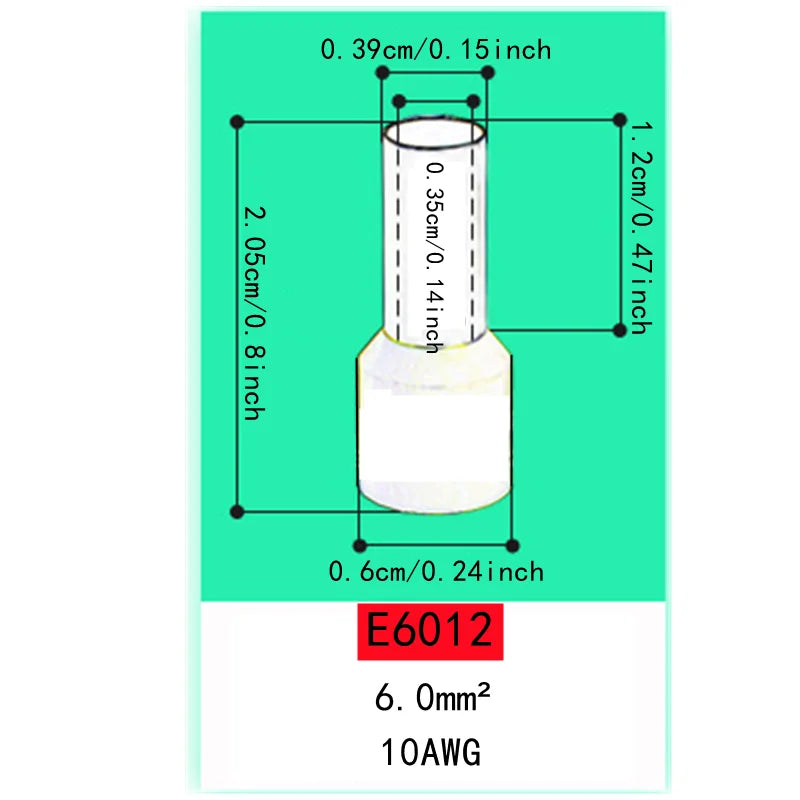 Boxed VE Tubular Crimp Terminals,Cable Electrical Connector,Insulated Wire Connectors,Tube Type Terminal Crimping Pliers HSC86-4