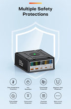 260W USB C GaN Charger, Desktop Wireless Charger PD3.1 140W 100W Fast Charging Station, Power for MacBook Pro iPhone 15 Samsung